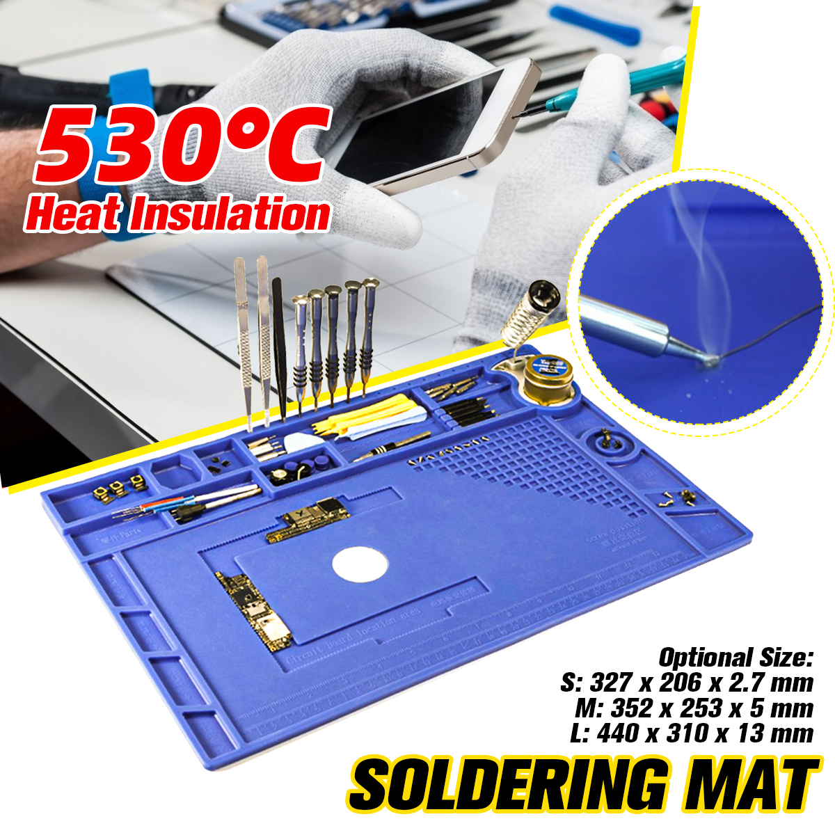Soldering-Mat-Phone-Repair-Desk-Pad-Maintenance-Station-Magnetic-Heat-Insulation-1722489-1