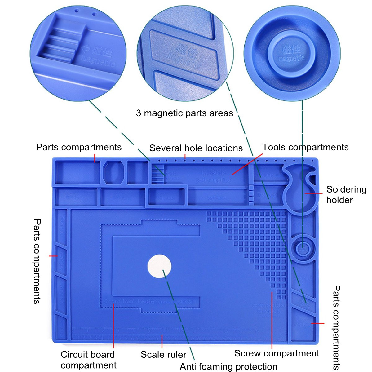 Soldering-Mat-Phone-Repair-Desk-Pad-Maintenance-Station-Magnetic-Heat-Insulation-1722489-2