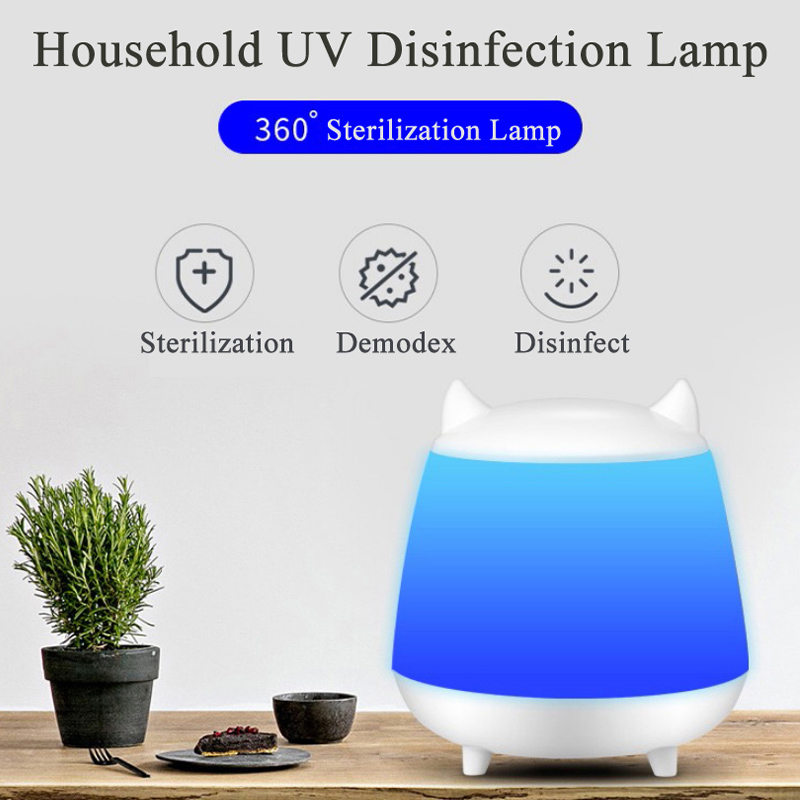 1200mAh-360deg-5V-USB-Rechargeable-UV-Disinfection-Lamp-UVC-Germicidal-Lights-Bulb-1679636-2