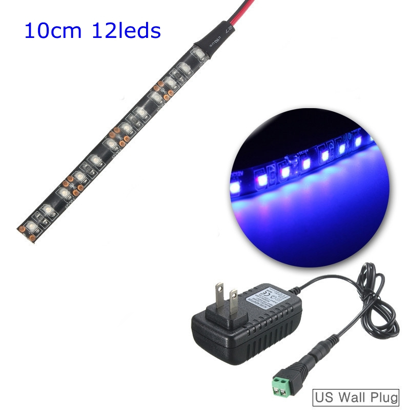 UV-Ultraviolet-Purple-3528-LED-Flexible-Strip-Black-Light-with-US-Plug-12V-Waterproof-1083764-3