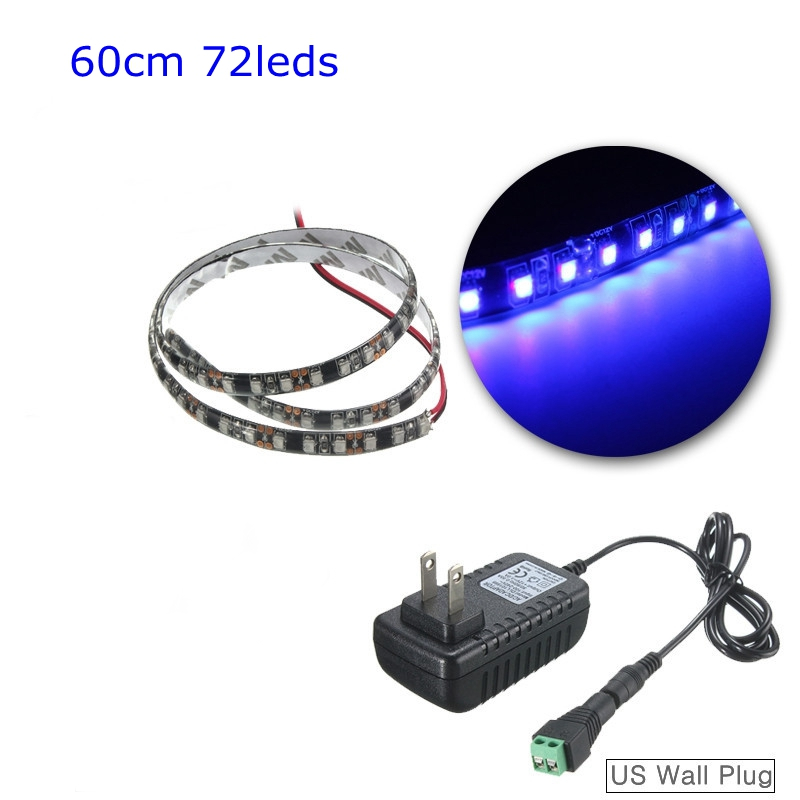 UV-Ultraviolet-Purple-3528-LED-Flexible-Strip-Black-Light-with-US-Plug-12V-Waterproof-1083764-8