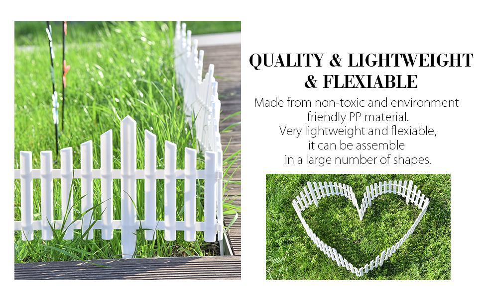 1224PCS-Outdoor-PVC-Plastic-White-Fence-Garden-Flowerpot-Parterre-Pet-Fence-Decoration-Dog-Kennel-Ca-1741797-3