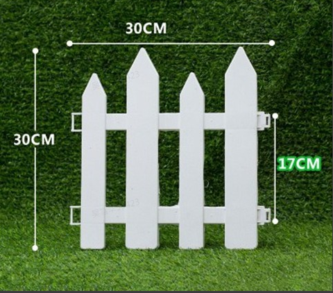 1224PCS-Outdoor-PVC-Plastic-White-Fence-Garden-Flowerpot-Parterre-Pet-Fence-Decoration-Dog-Kennel-Ca-1741797-4