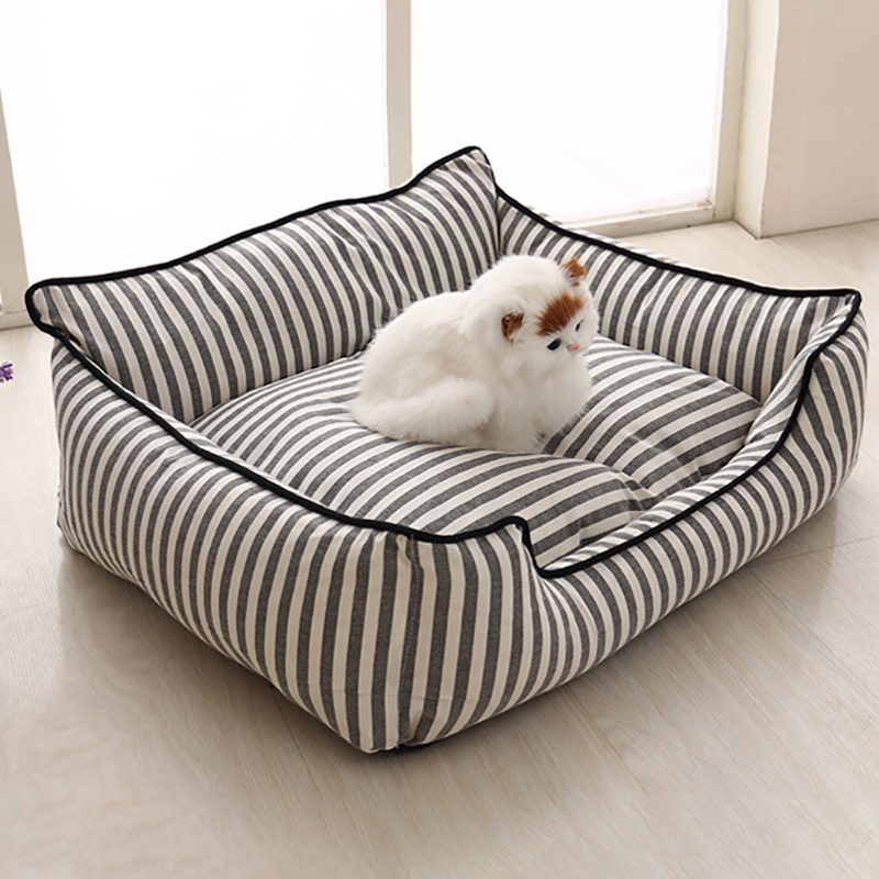2-Colors-Stripe-Pattern-Pet-Sofa-Bed-Mat-Dog-Cat-Sofa-Kennel-Pet-Bed-1388401-5