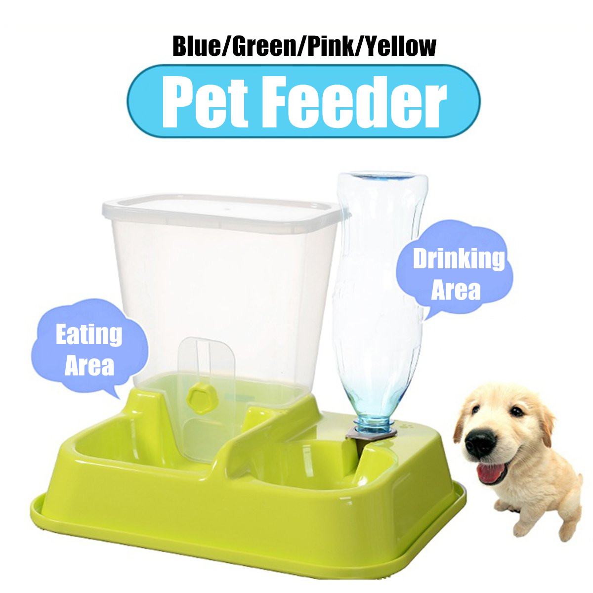 2-in-1-Automatic-Pet-Food-Drink-Dispenser-Dog-Cat-Feeder-Water-Station-Bowl-Dish-Beverage-Dispenser-1295440-1