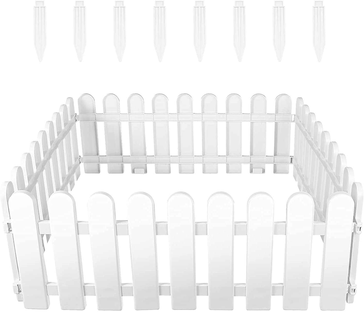 20--40-FT-Plastic-Garden-Border-Fencing-Fence-Pannels-Outdoor-Landscape-Decor-Edging-Yard-12-24-PCS-1959719-4