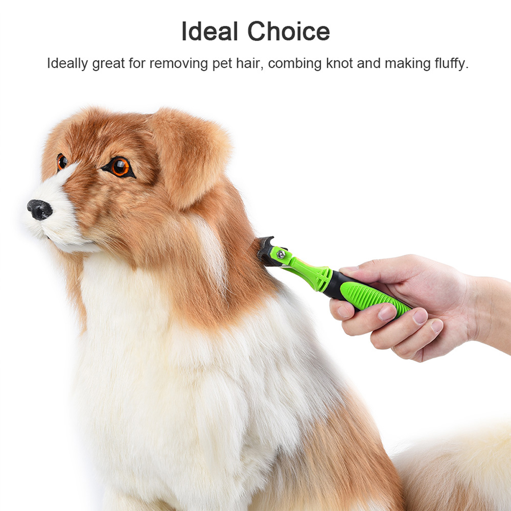 3-in-1-Dual-Sided-Dog-Cat-Hair-Fur-Shedding-Trimmer-Stainless-Steel-Grooming-Dematting-Rake-Comb-Bru-1904467-6