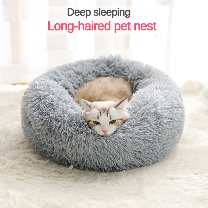 40-100cm-Pet-Supplies-Kennel-Round-Plush-Pet-Nest-Padded-Soft-Warm-For-Cat-Bed-Mat-Pad-1607702-1