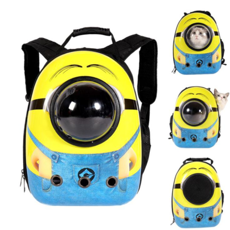Cat-Carrier-Bag-PC-Material-Waterproof-Breathable-Backpack-Travel-Bag-Space-Capsule-for-Pet-1820671-3