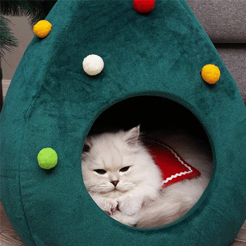 Christmas-Tree-Cat-Litter-Kennel-Winter-Warm-Pet-Nest-Winter-Cat-House-Pet-Supplies-Pet-Bed-1590167-5