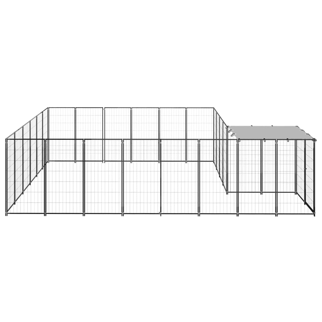 Dog-Kennel-Black-1302-ftsup2-Steel-1972426-5