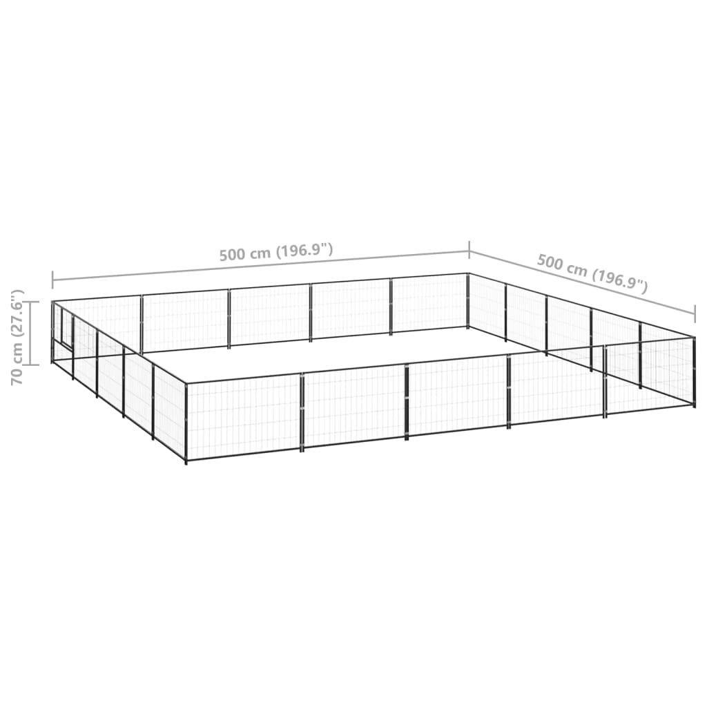 Dog-Kennel-Black-2691-ft-Steel-1971279-6