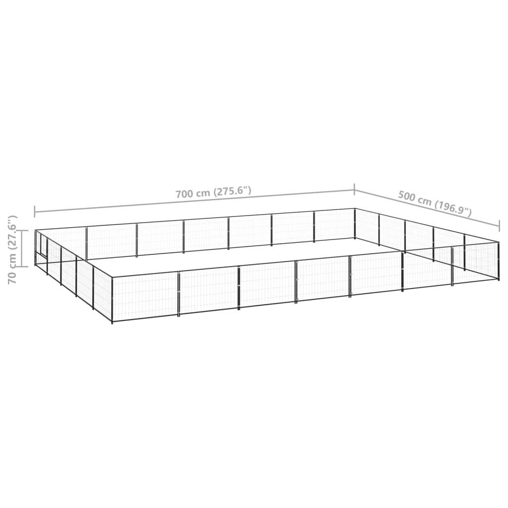 Dog-Kennel-Black-3767-ft-Steel-1972468-3