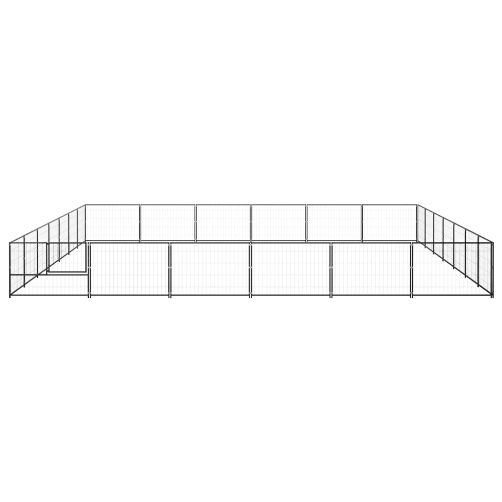 Dog-Kennel-Black-4521-ft-Steel-1972458-2