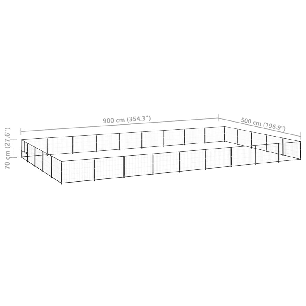 Dog-Kennel-Black-4844-ft-Steel-1972466-1
