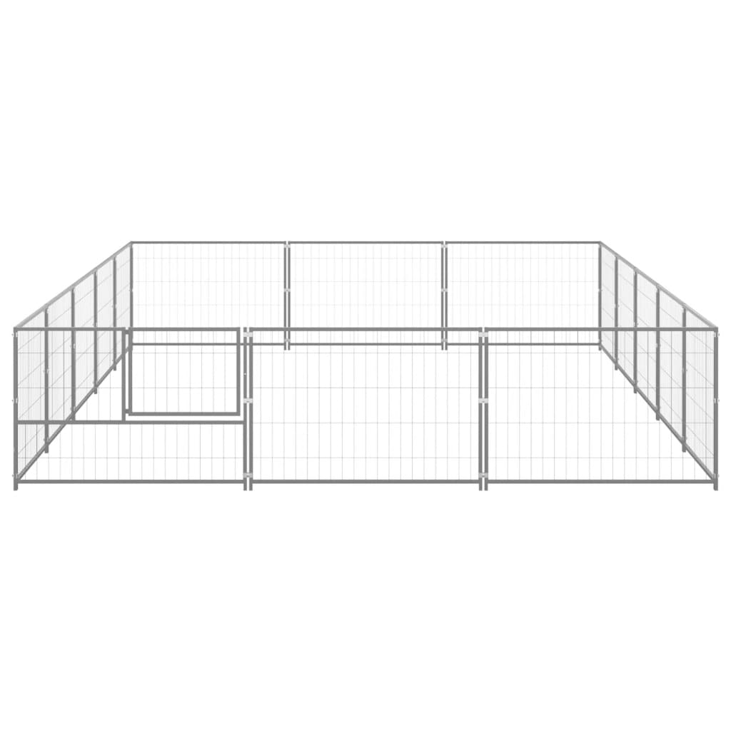 Dog-Kennel-Silver-1615-ftsup2-Steel-1972488-4