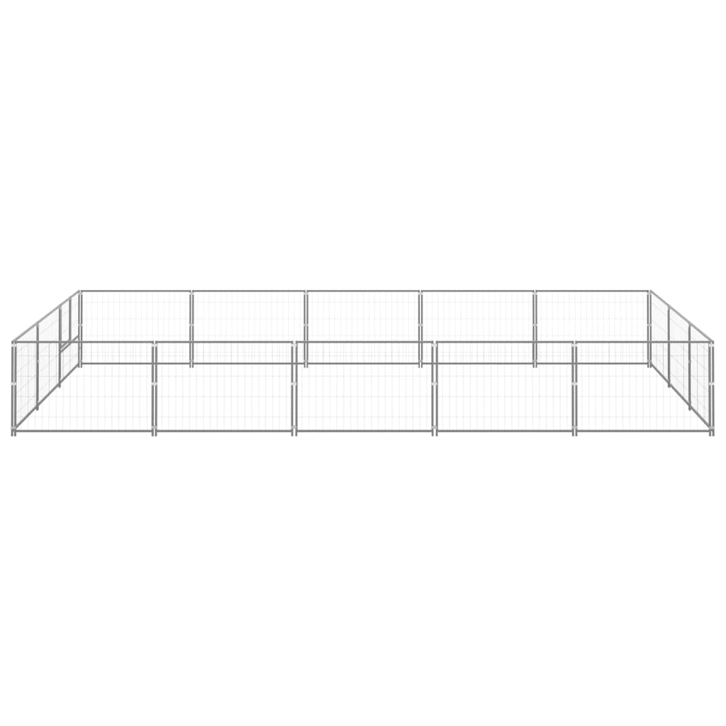 Dog-Kennel-Silver-1615-ftsup2-Steel-1972488-5
