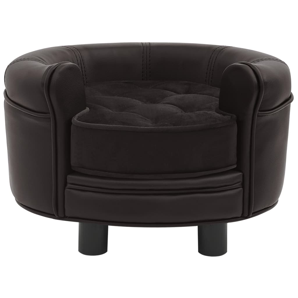 Dog-Sofa-Brown-189quotx189quotx126quot-Plush-and-Faux-Leather-1967245-6