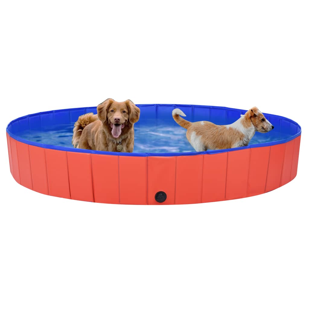 EU-Direct-vidaxl-92600-Foldable-Dog-Swimming-Pool-Red-200x30-cm-PVC-Puppy-Bath-Collapsible-Bathing-f-1948292-1