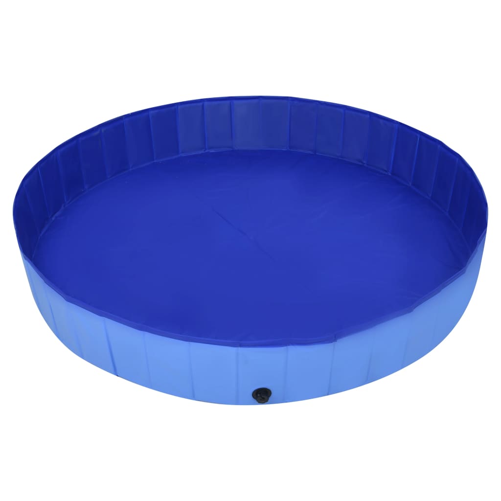 EU-Direct-vidaxl-92603-Foldable-Dog-Swimming-Pool-Blue-300x40-cm-PVC-Puppy-Bath-Collapsible-Bathing--1948295-4