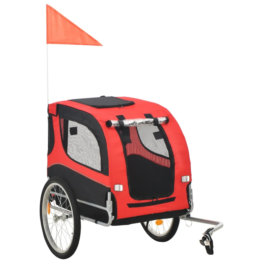 EU-Pet-Bike-Trailer-91765-Dog-Carrier-for-Dogs-and-Pets-with-Durable-Frame-Breathable-Protective-Net-1919169-1