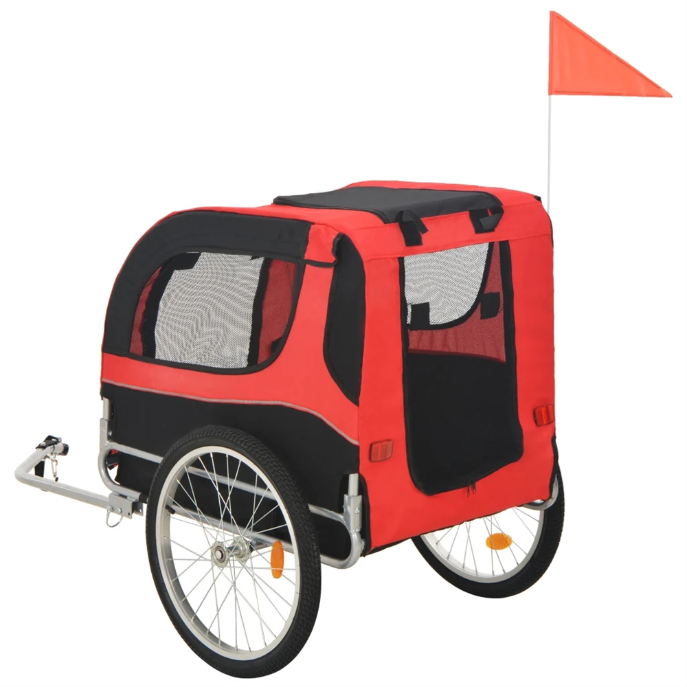 EU-Pet-Bike-Trailer-91765-Dog-Carrier-for-Dogs-and-Pets-with-Durable-Frame-Breathable-Protective-Net-1919169-3