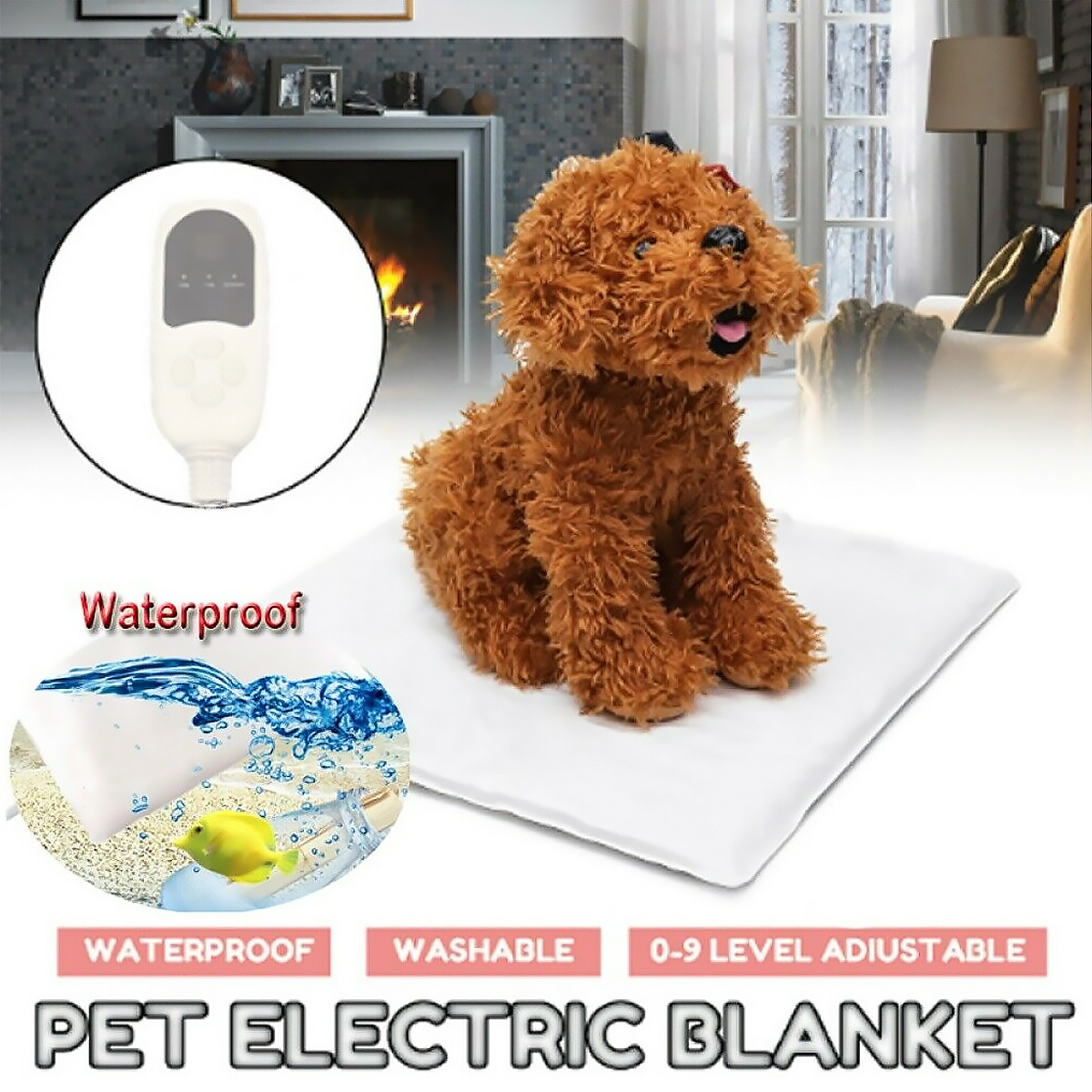 Electric-Pet-Heat-Mat-Heated-Heating-Pad-Blanket-Dog-Cat-Waterproof-1914356-3