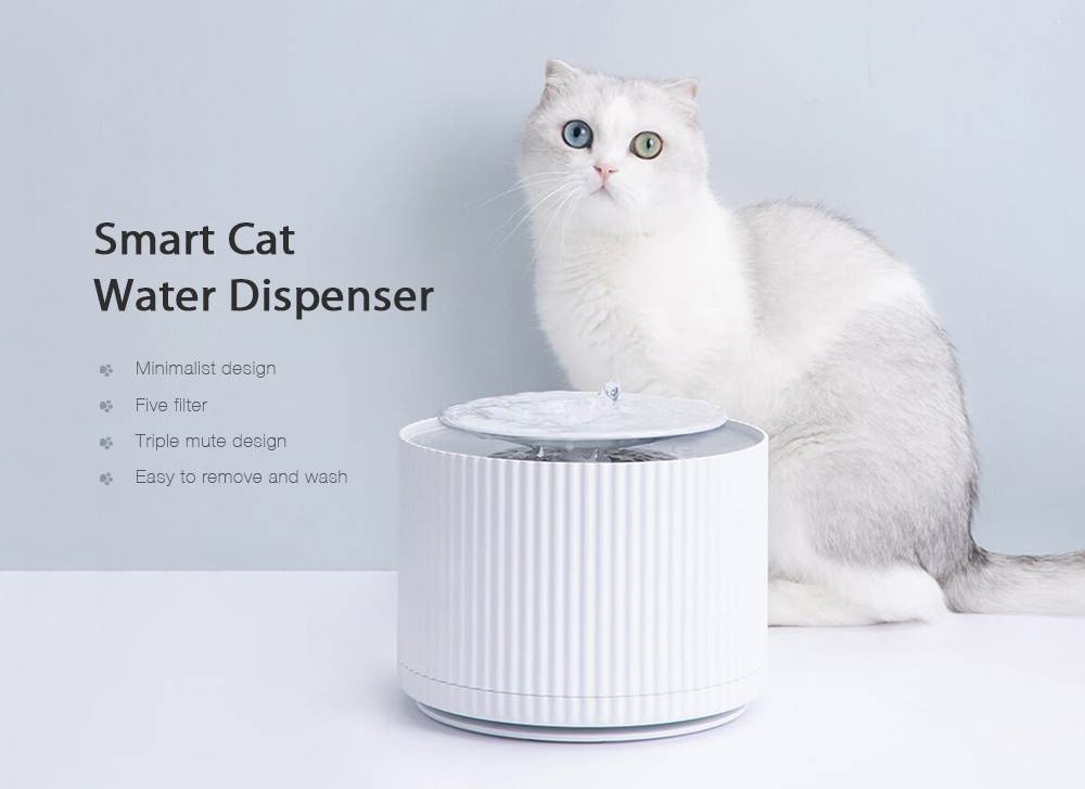 FURRYTAIL-Smart-Cat-Pet-Water-Dispenser-Water-Purifier-5-Layer-Filter-360-Degree-Open-Drinking-Tray--1650170-1