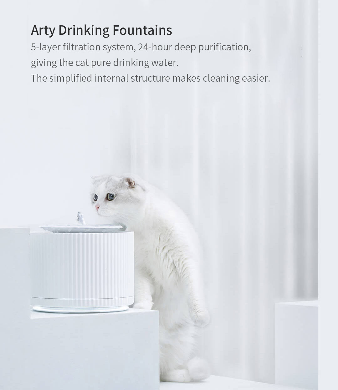 FURRYTAIL-Smart-Cat-Pet-Water-Dispenser-Water-Purifier-5-Layer-Filter-360-Degree-Open-Drinking-Tray--1650170-2