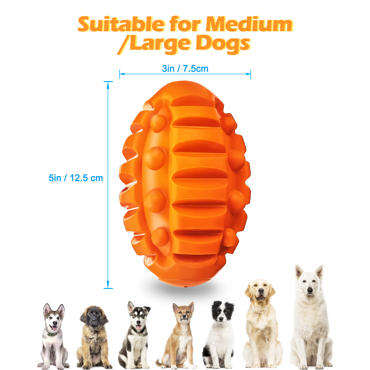 Focuspet-5quotx-3quot-Large-Interactive-Dog-Ball-Toys-Real-Beef-Flavor-Squeaky-Chew-Toy-for-Medium-L-1940481-4