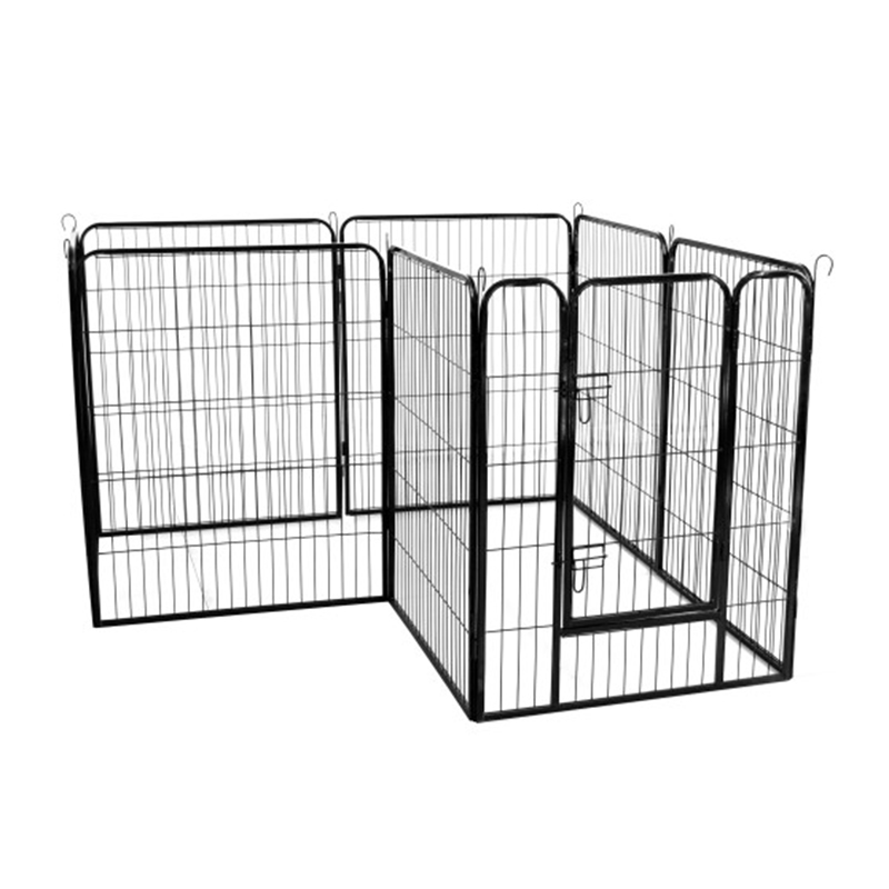 High-Quality-Wholesale-Cheap-Best-Large-Indoor-Metal-Puppy-Dog-Run-Fence-Iron-Pet-Dog-Door-Playpen-1491674-2