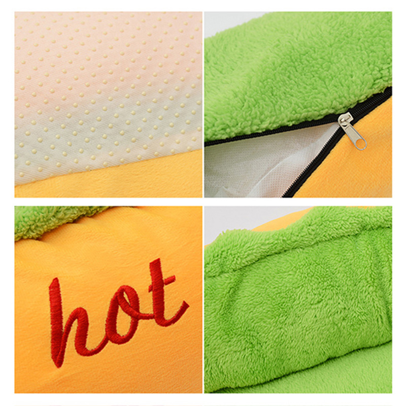 Hot-Dog-Shape-Pet-Mattress-Puppy-Cat-Soft-And-Dirty-Pet-Bed-S-LSize-1170378-4