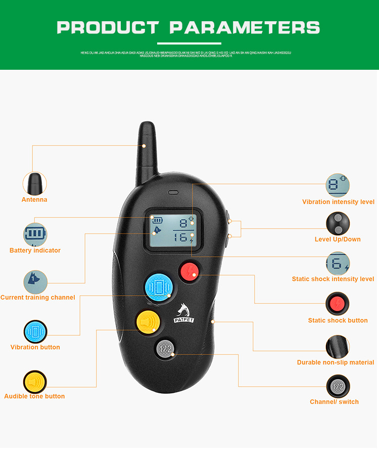 PATPET-P-collar-310B-EU-Plug-Dog-Training-Collar-Waterproof-and-Rechargeble-Remote-Dogs-Shock-Collar-1282543-7