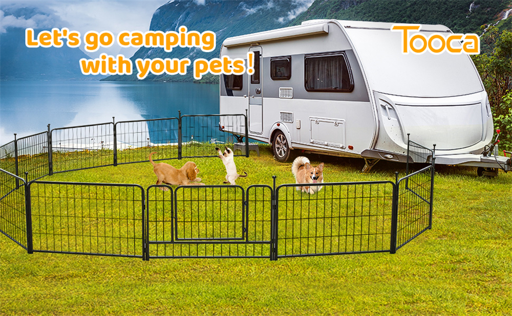 PawGiant-Dog-Pen-16-Panels-24-Inch-High-RV-Dog-Playpen-OutdoorIndoor-Dog-Fence-Exercise-Pet-Pen-for--1897461-2
