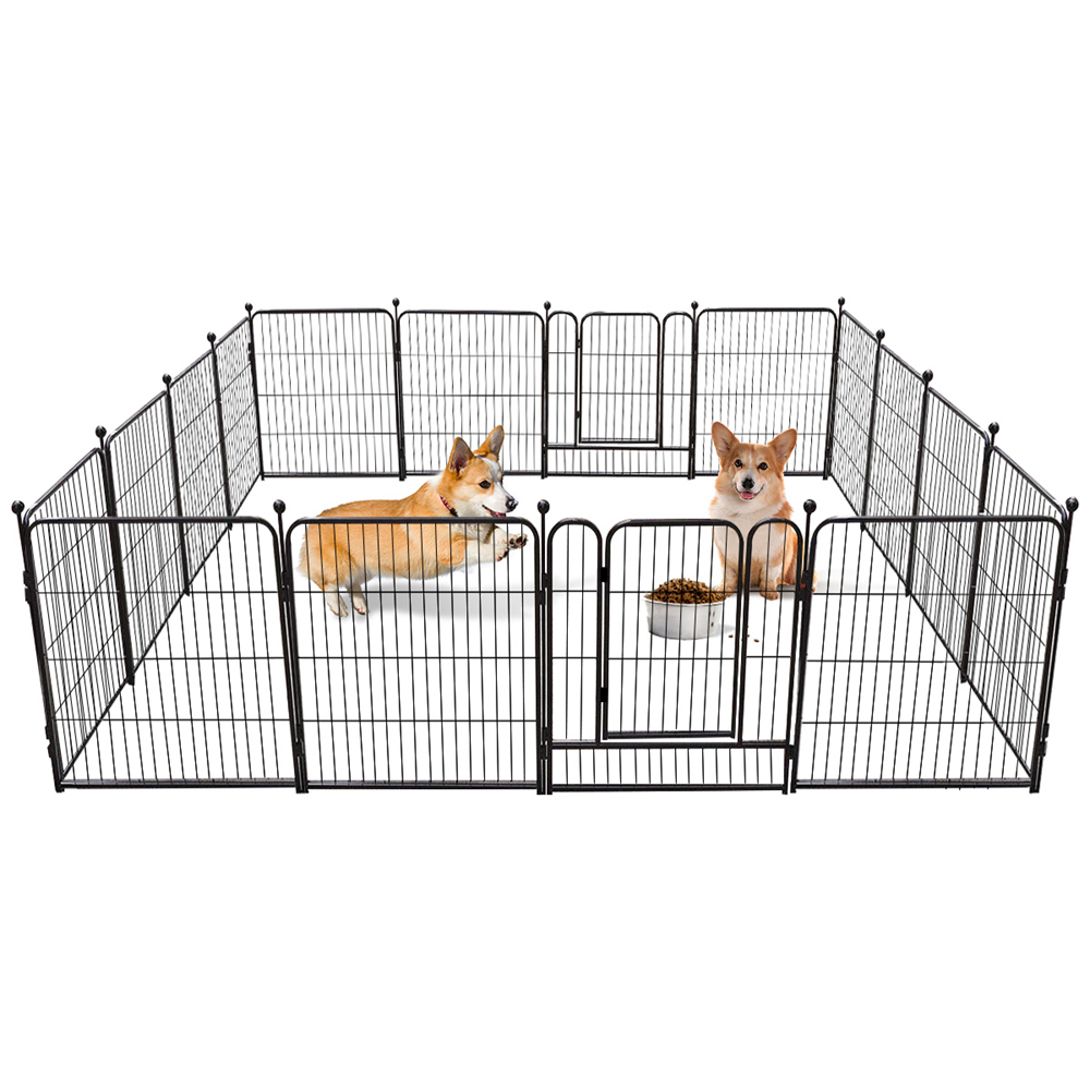 PawGiant-Dog-Pen-16-Panels-24-Inch-High-RV-Dog-Playpen-OutdoorIndoor-Dog-Fence-Exercise-Pet-Pen-for--1897461-11
