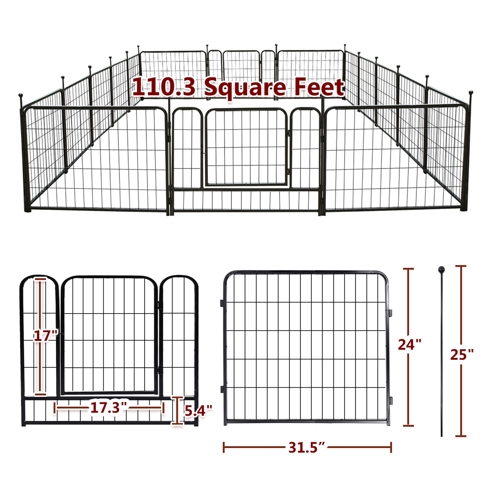PawGiant-Dog-Pen-16-Panels-24-Inch-High-RV-Dog-Playpen-OutdoorIndoor-Dog-Fence-Exercise-Pet-Pen-for--1897461-8