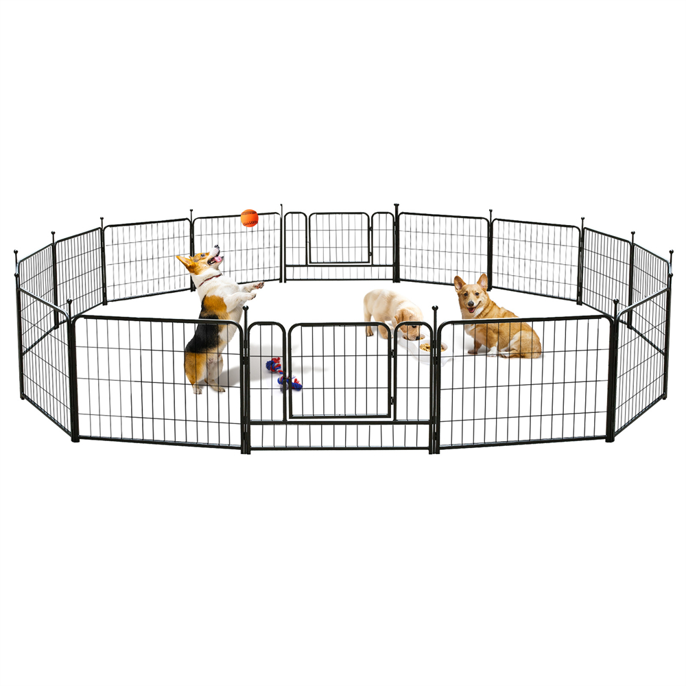 PawGiant-Dog-Pen-16-Panels-24-Inch-High-RV-Dog-Playpen-OutdoorIndoor-Dog-Fence-Exercise-Pet-Pen-for--1897461-10