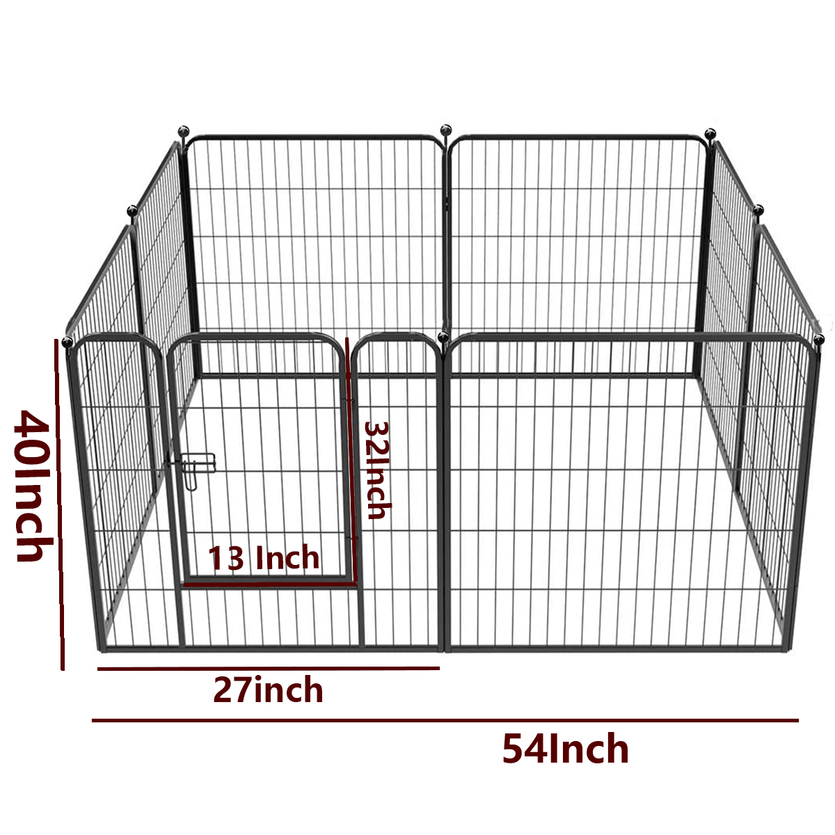 PawGiant-Dog-Pen-8-Panels-40quot-Height-RV-Dog-Fence-Outdoor-Playpens-Exercise-Pen-for-Dogs-Metal-Pr-1828107-11