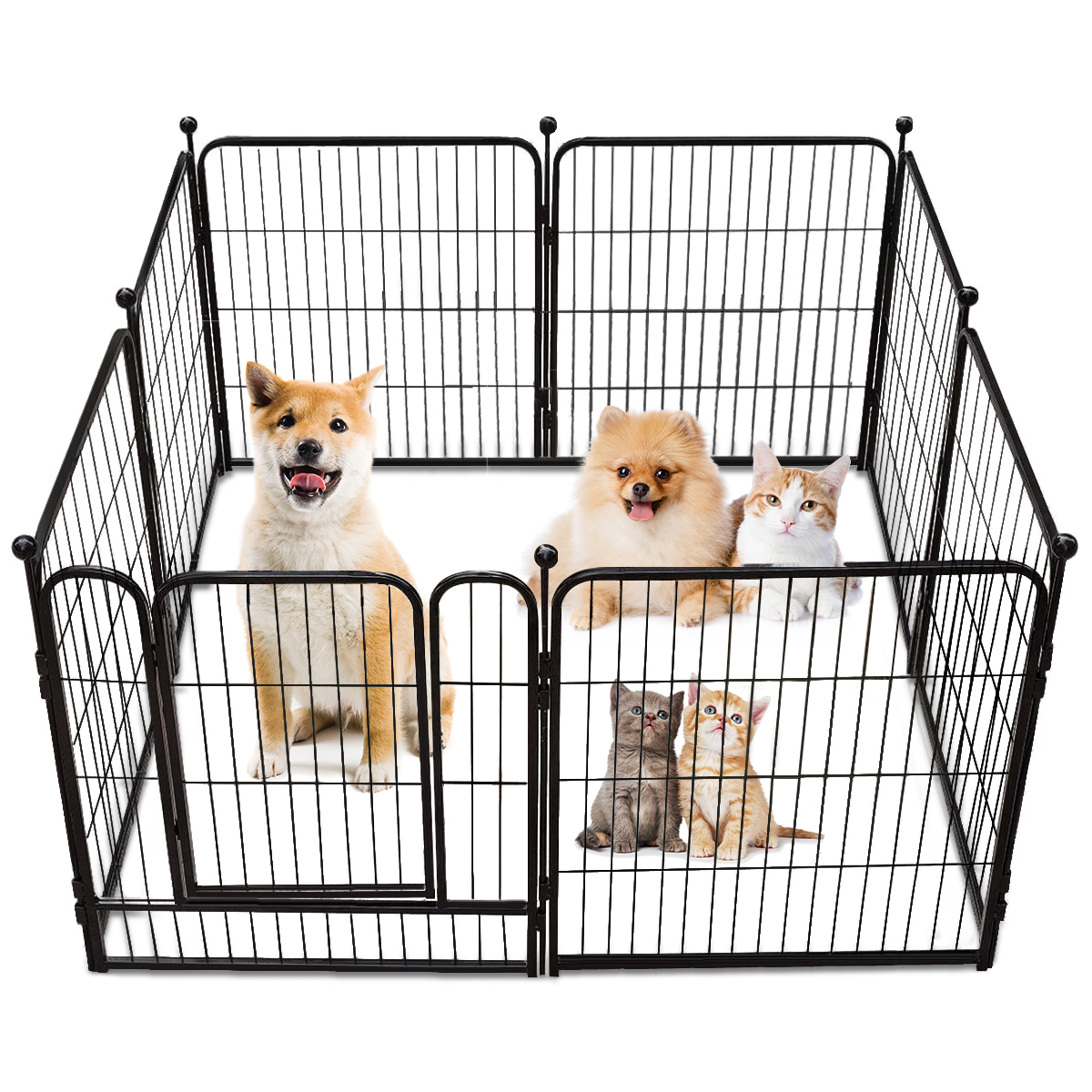 PawGiant-Dog-Pen-8-Panels-40quot-Height-RV-Dog-Fence-Outdoor-Playpens-Exercise-Pen-for-Dogs-Metal-Pr-1828107-10