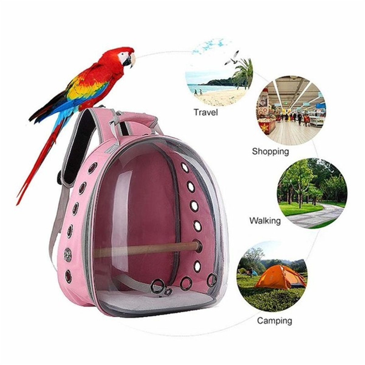 Pet-Cat-Parrot-Bird-Carrier-Travel-Breathable-Transparent-Space-Capsule-Backpack-1631367-4