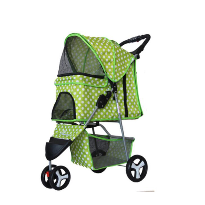 Pet-Supplies-Three-Wheeles-Folding-Pet-Cart-Cat-Dog-Outdoor-Travel-Stroller-Easy-To-Carry-Cart-1481144-1