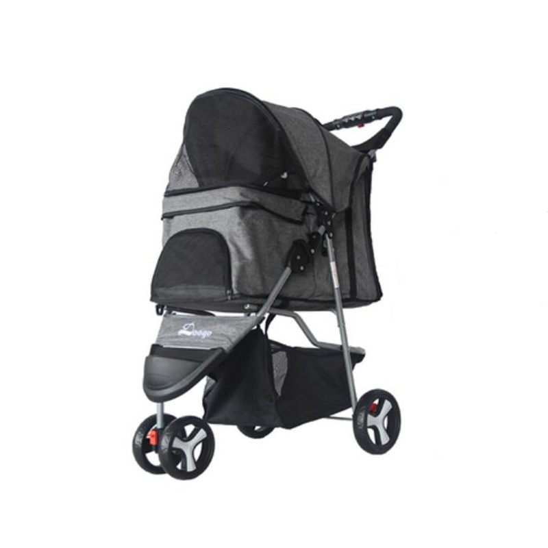Pet-Supplies-Three-Wheeles-Folding-Pet-Cart-Cat-Dog-Outdoor-Travel-Stroller-Easy-To-Carry-Cart-1481144-4