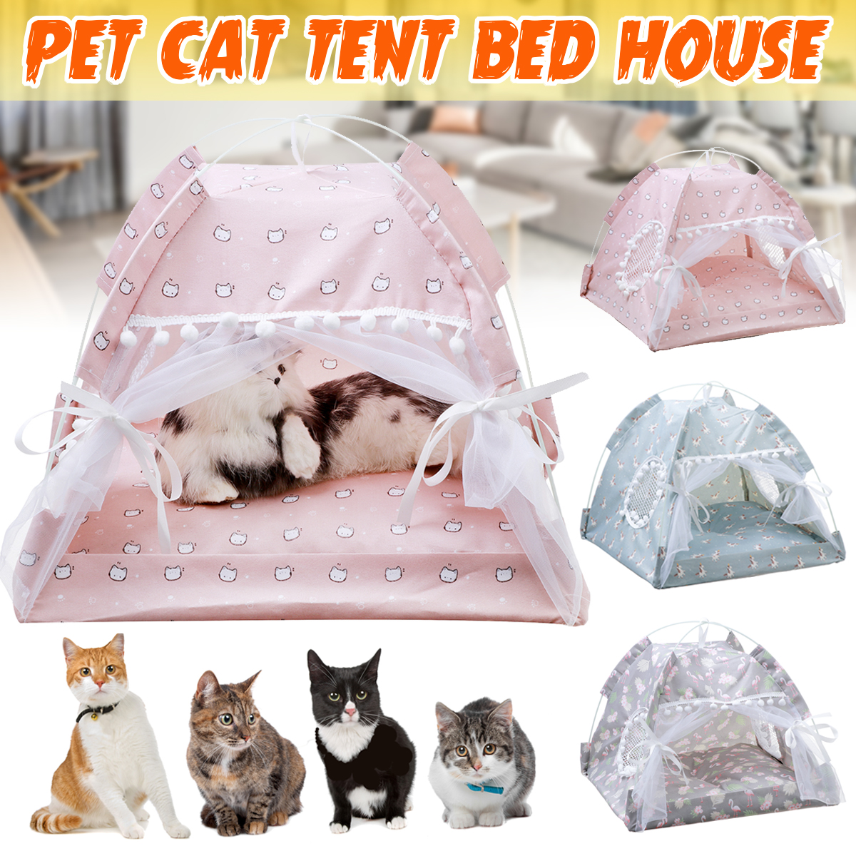 Pet-Tent-Cat-Bed-Puppy-House-Cushion-Pad-Bed-Flamingo-Pattern-Indo-1825833-1