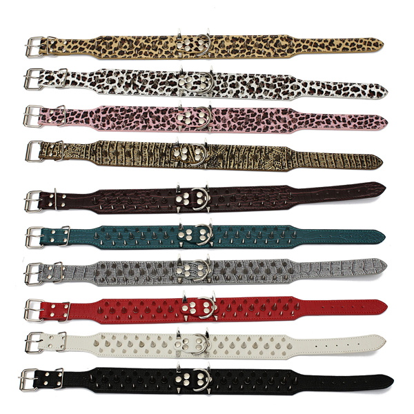 S-Spiked-Studded-Leather-Pet-Bulldog-Dog-Mastiff-Heavy-Collar-968836-7