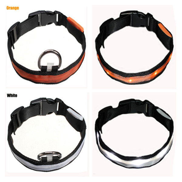 Size-L-Nylon-Safety-Flashing-Glow-Light-LED-Pet-Dog-Collar-914022-19