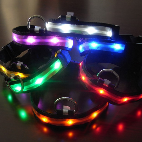 Size-L-Nylon-Safety-Flashing-Glow-Light-LED-Pet-Dog-Collar-914022-5