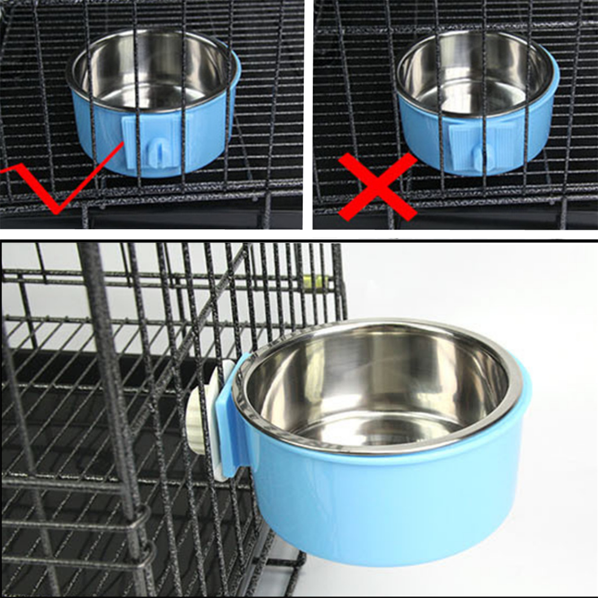 Stainless-Steel-Dog-Cat-Bird-Puppy-Pet-Hanging-Cage-Bowl-Feeding-Water-Food-1341073-6