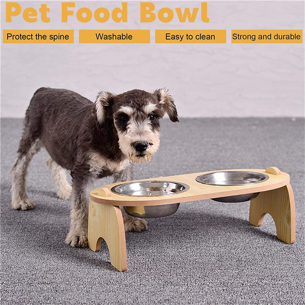 Stainless-Steel-Pet-Bowl-with-High-Quality-Wood-Mat-Feeder-SingleDouble-Bowls-Set-for-Dogs-Cats-and--1902249-1