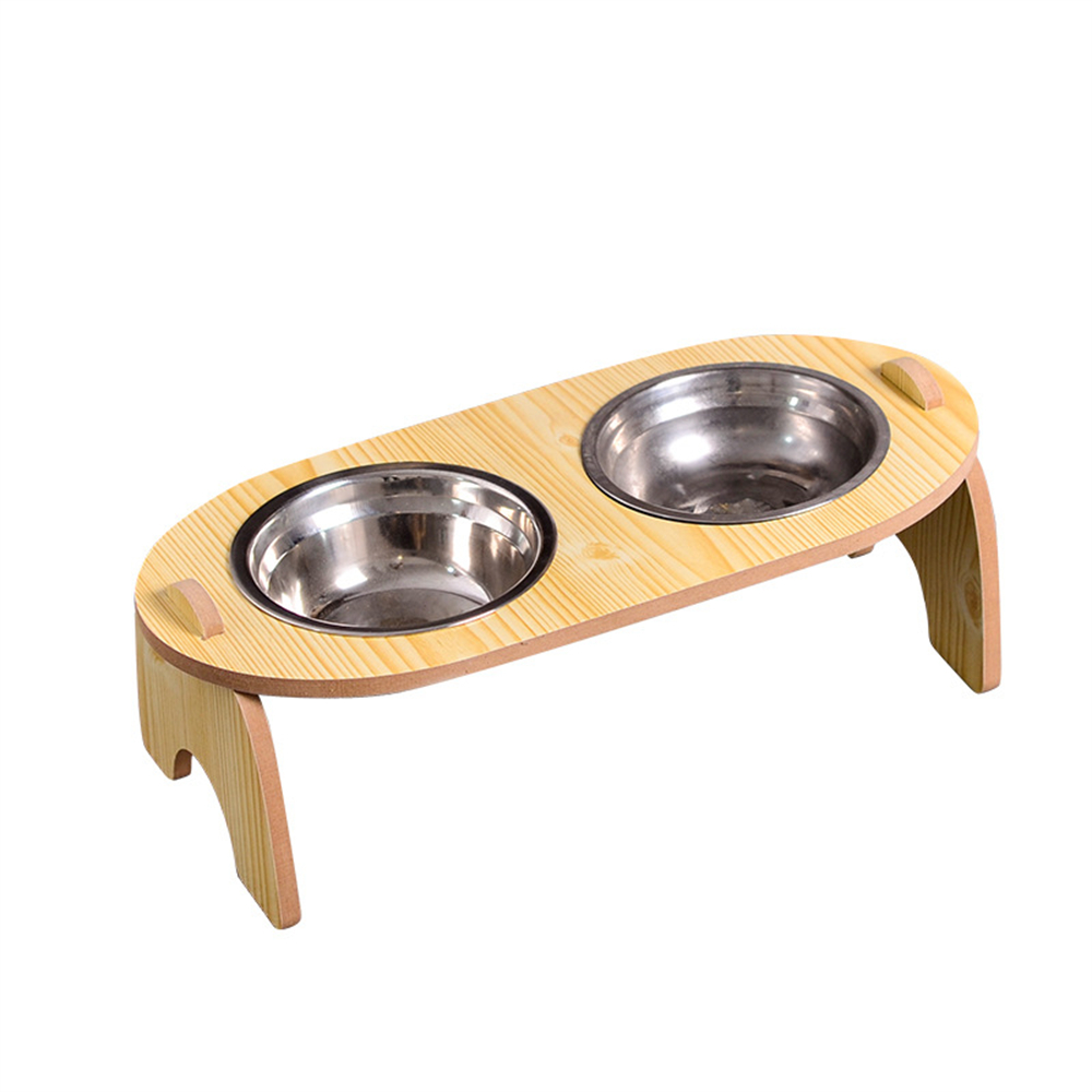 Stainless-Steel-Pet-Bowl-with-High-Quality-Wood-Mat-Feeder-SingleDouble-Bowls-Set-for-Dogs-Cats-and--1902249-5