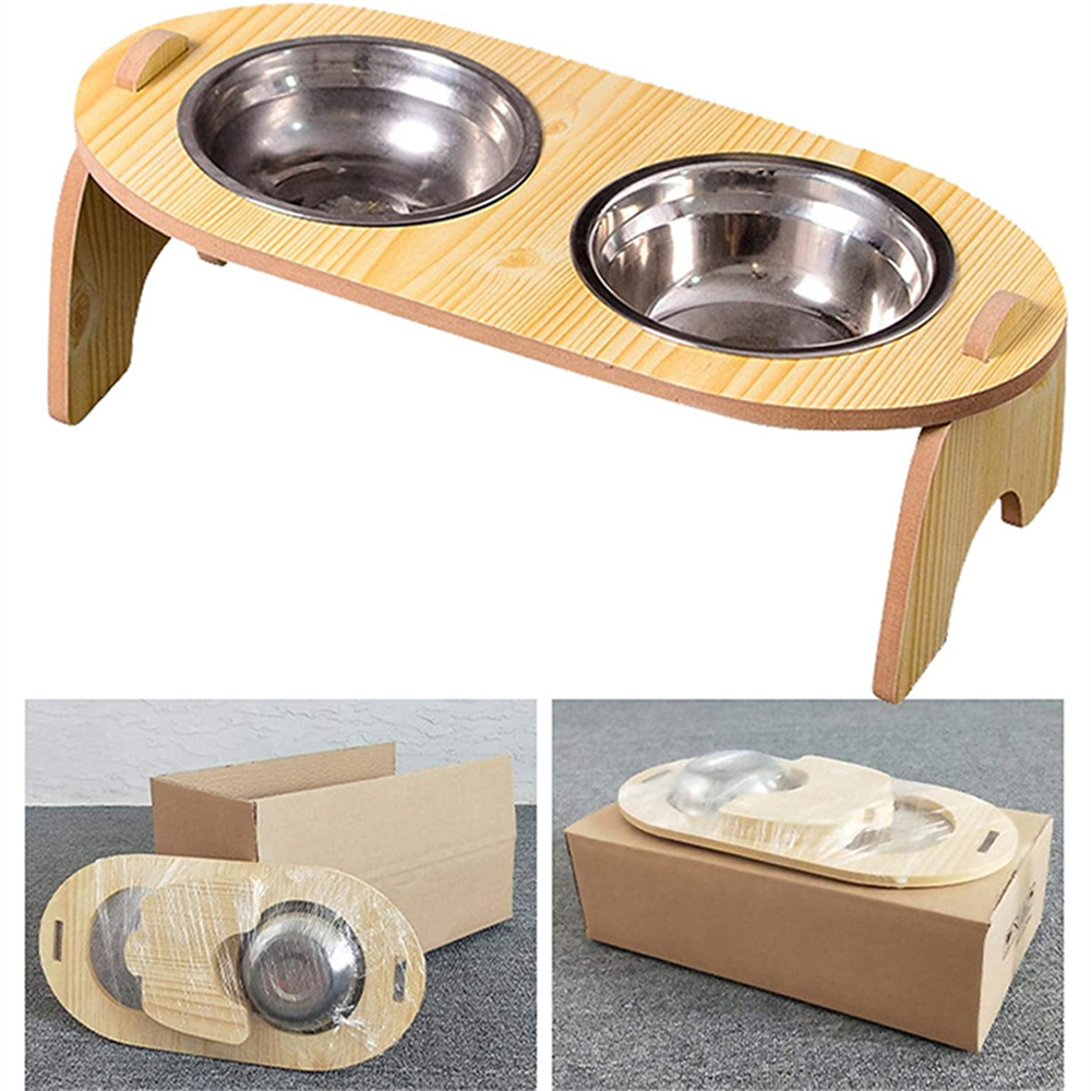 Stainless-Steel-Pet-Bowl-with-High-Quality-Wood-Mat-Feeder-SingleDouble-Bowls-Set-for-Dogs-Cats-and--1902249-7